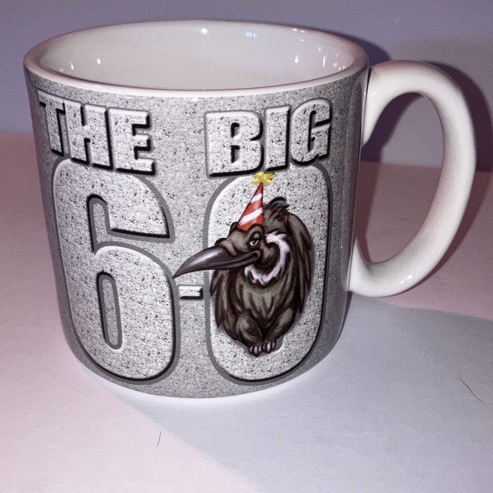 Enesco Gray and‎ White 60th Birthday Mug